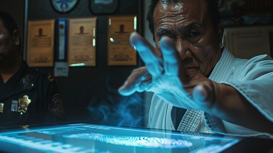 Martial arts instructor live scan